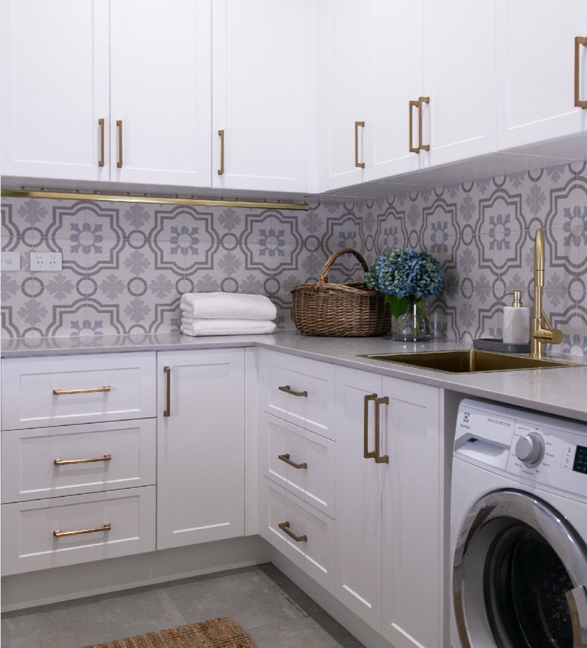 Modern-Hamptons-Laundry-in -Warrandyte Modern Hamptons Laundry in Warrandyte