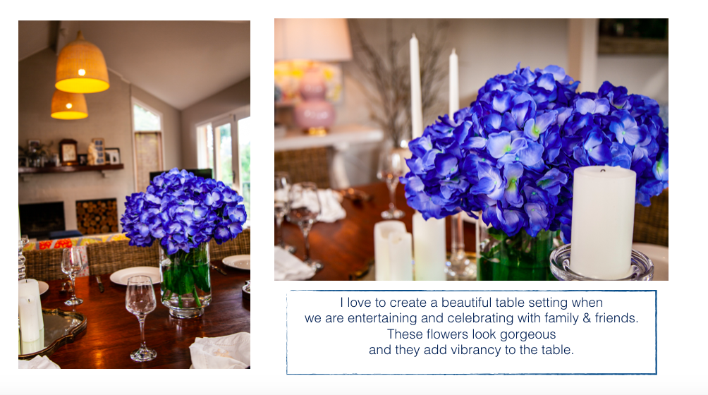 hydrangeas blue