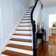 hamptons staircase make over