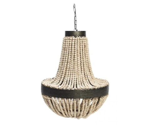 Wooden Ball Chandelier